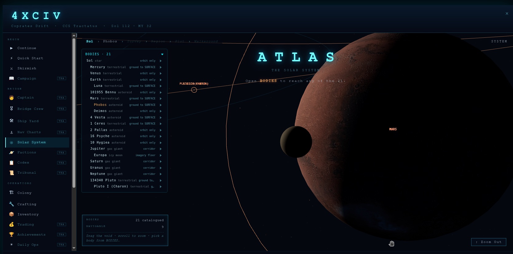 Mars, rendered in 4XCiv Explore